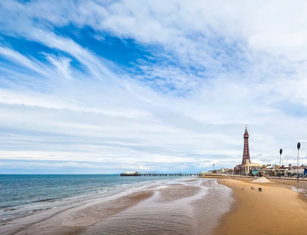 Der Blackpool Tower (hdr)) — Stockfoto