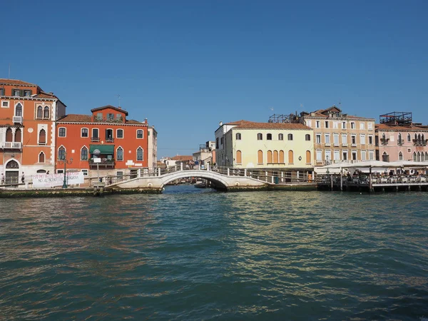 Kanal giudecca in venedig — Stockfoto