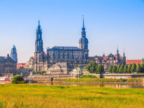 Hofkirche Drezda (Hdr) — Stock Fotó