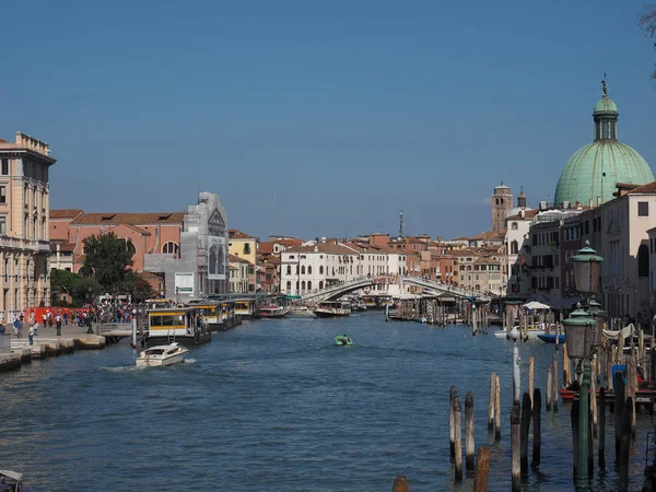 Canal Grande en Venecia — Foto de Stock