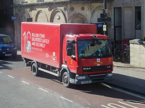 Camião Royal Mail em Bristol — Fotografia de Stock