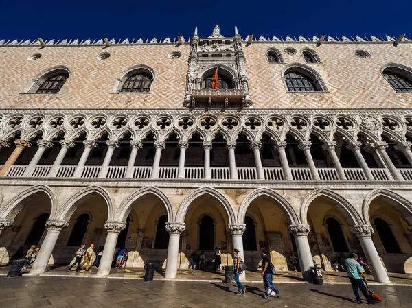 HDR Plaza de San Marcos en Venecia — Foto de Stock