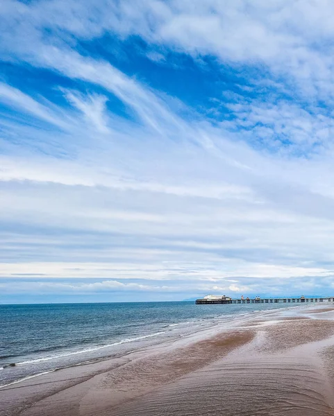 Spiaggia del piacere in Blackpool (HDR) ) — Foto Stock