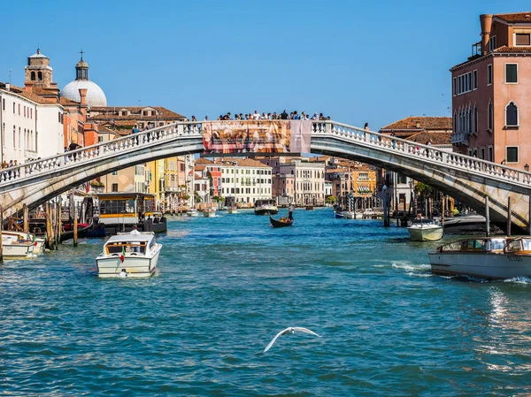 Hdr canal grande in venedig — Stockfoto