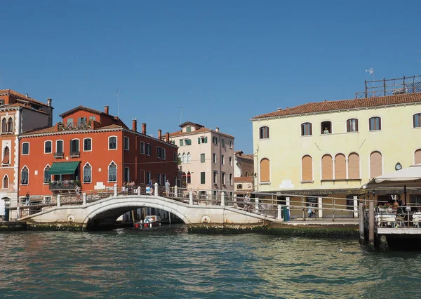 Kanal giudecca in venedig — Stockfoto