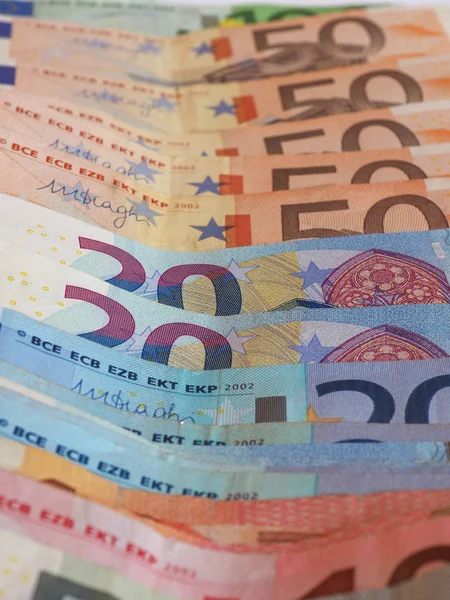 Billetes en euros, Unión Europea (UE) ) — Foto de Stock