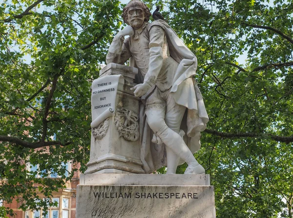 Shakespeare Statue in London — Stockfoto