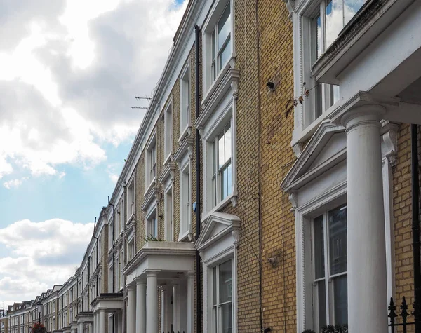 Rijtjeshuizen in Londen — Stockfoto