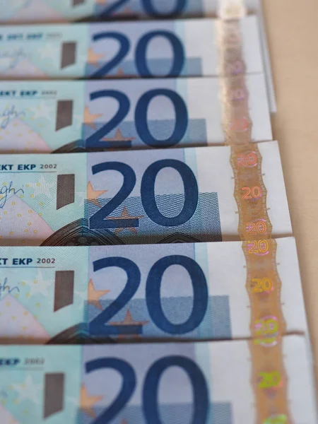 Billetes en euros, Unión Europea (UE) ) —  Fotos de Stock