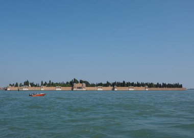 Venedik 'teki San Michele mezarlık adası