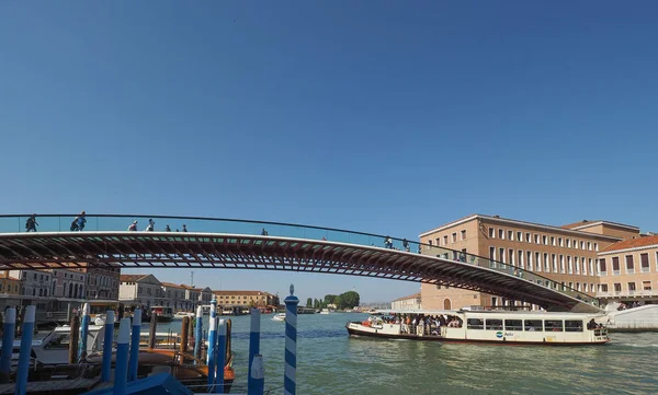 Ponte della Costituzione en Venecia — Foto de Stock