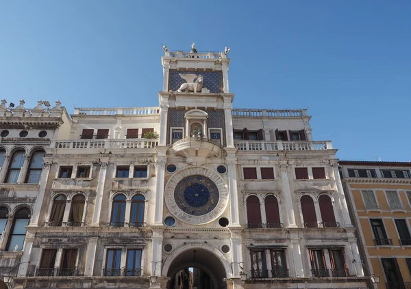 Torre dell'orologio San Marco a Venezia — Foto Stock