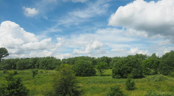 Engelska land landskap — Stockfoto