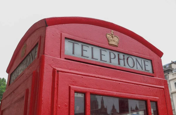 Londra telefon kulübesi — Stok fotoğraf