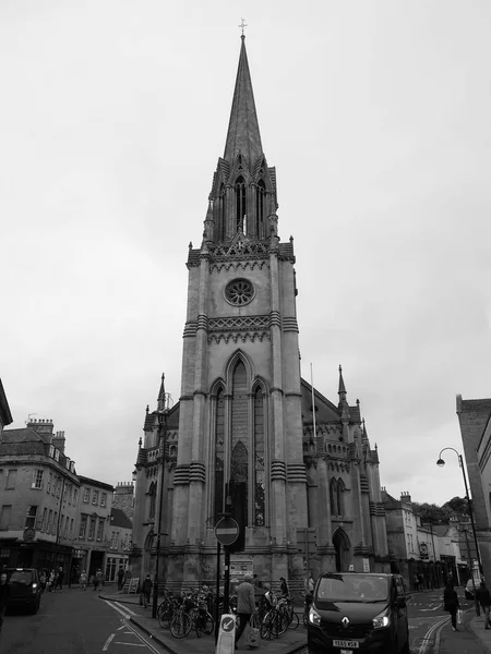Abadía de Bath en blanco y negro —  Fotos de Stock