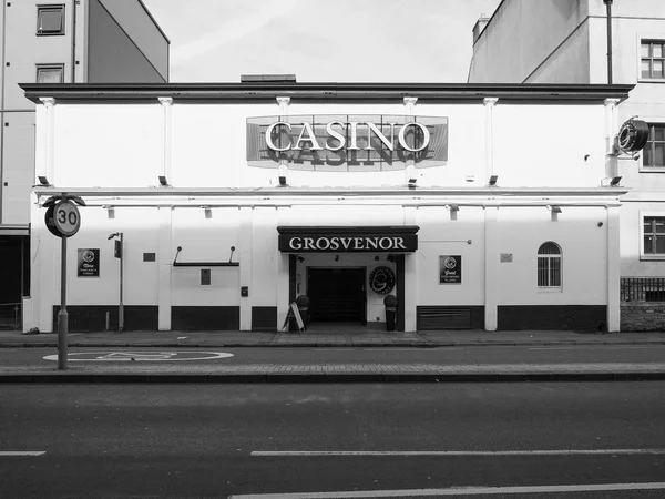 Grosvenor Casino en Bristol en blanco y negro —  Fotos de Stock