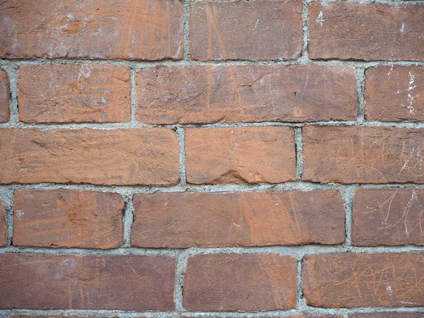 Rode baksteen muur achtergrond — Stockfoto