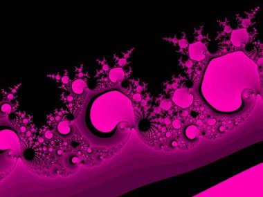 pembe fraktal arka plan