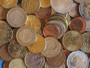 Euro coins, Avrupa Birliği'nin arka plan