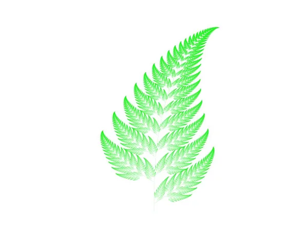 Green fractal background — Stock Photo, Image