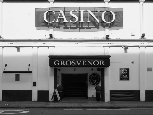 Grosvenor Casino en Bristol en blanco y negro —  Fotos de Stock