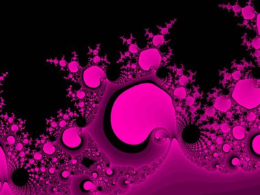 pembe fraktal arka plan