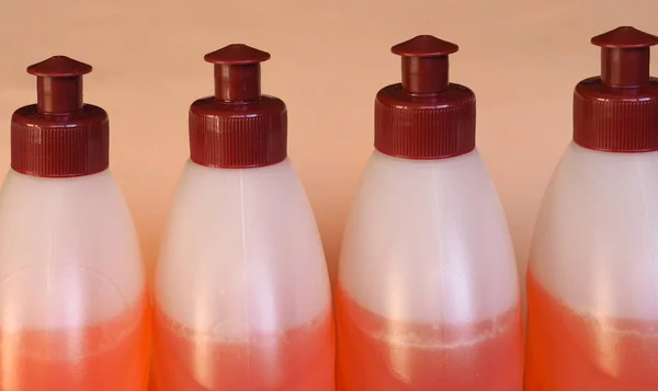 洗剤のボトルの詳細 — ストック写真