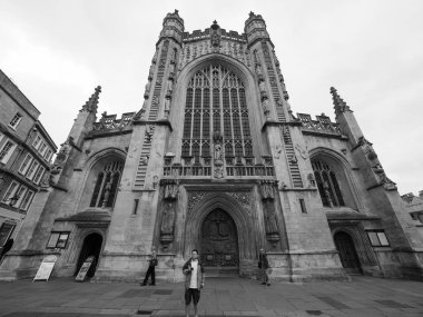 Siyah ve beyaz, banyo banyo Abbey