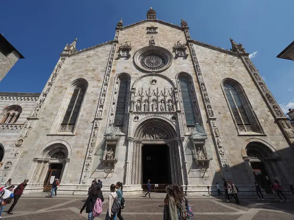 Cathedral church in Como — Stock Photo, Image