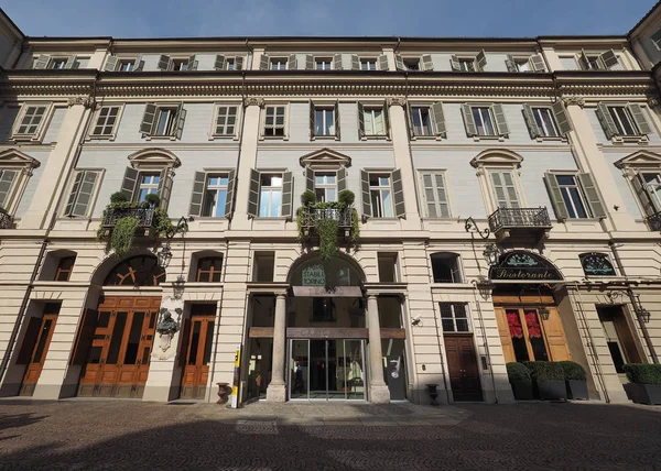 Torino'da Teatro Carignano tiyatro — Stok fotoğraf