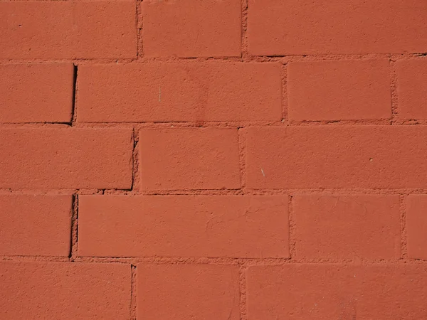 红砖墙背景 — 图库照片
