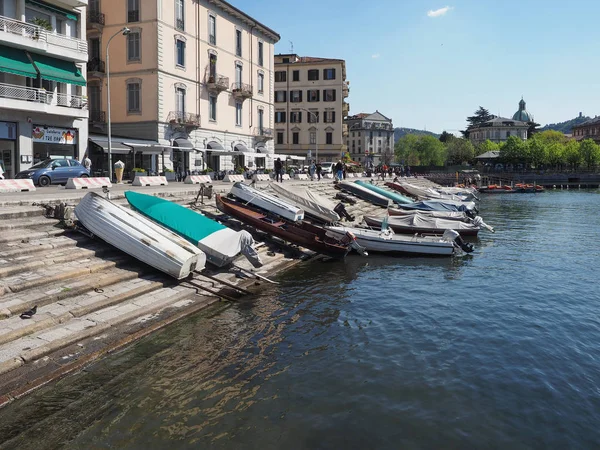 Vista do lago como — Fotografia de Stock