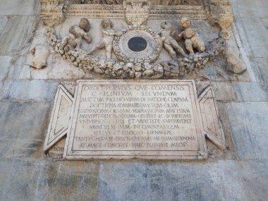 Yaşlı Pliny yaşlı plak Como