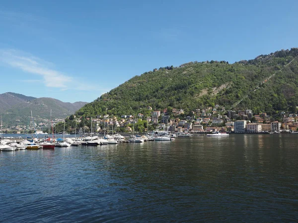 Blick auf den Comer See — Stockfoto