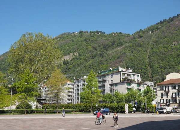 Blick auf die Stadt Como — Stockfoto