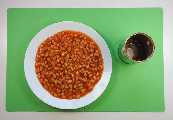 Alimentos frijoles horneados — Foto de Stock