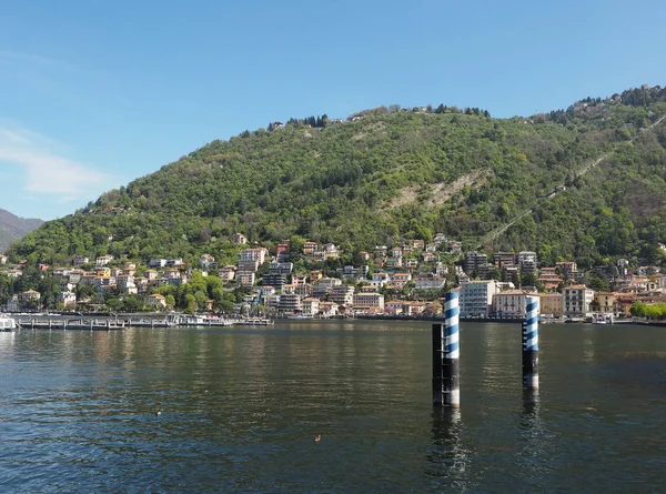 Blick auf den Comer See — Stockfoto