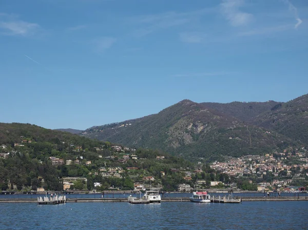 Blick auf den Comer See — Stockfoto