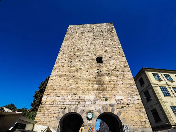 De stadspoort Porta Torre in Como (Hdr) — Stockfoto
