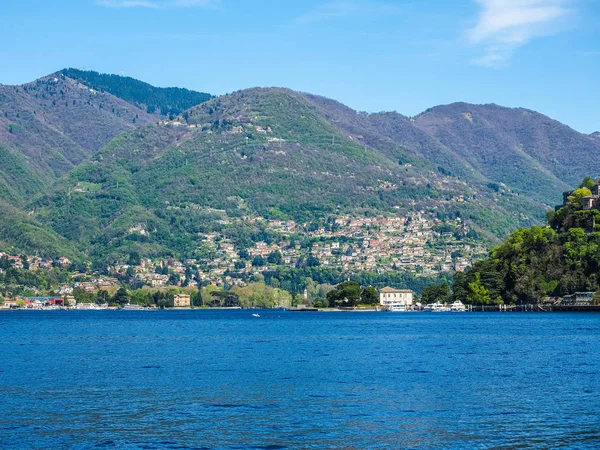 Blick auf den Comer See (hdr)) — Stockfoto