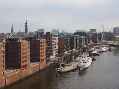 Hamburg manzarası görünümü