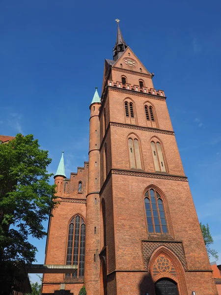 Chiesa di Propsteikirche Herz Jesu a Luebeck — Foto Stock