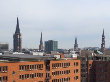 Hamburg manzarası görünümü