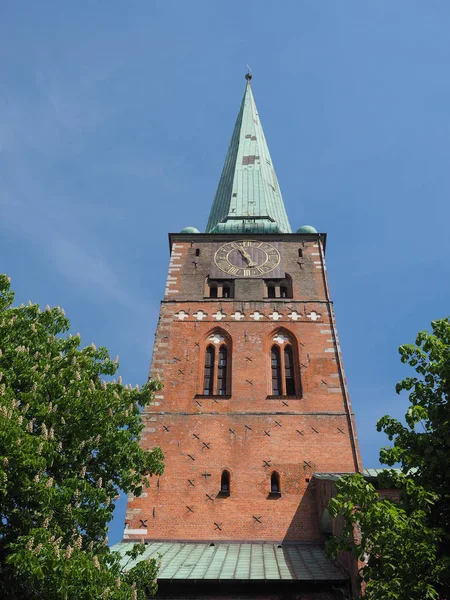 St. Jakobi-Kirche in Lübeck — Stockfoto