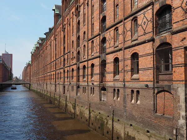 HafenCity w Hamburgu — Zdjęcie stockowe