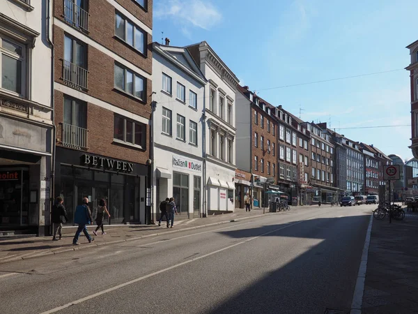 Uitzicht op de stad van Luebeck — Stockfoto