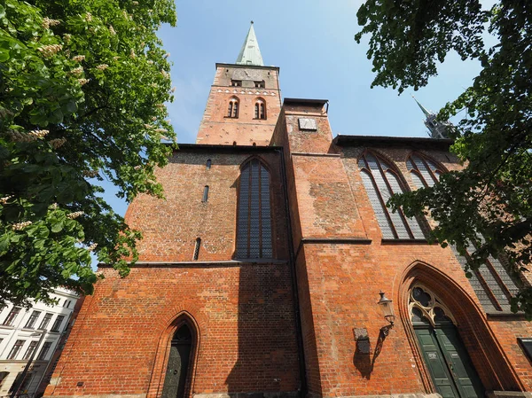 Kostel St Jakobi v Luebeck — Stock fotografie