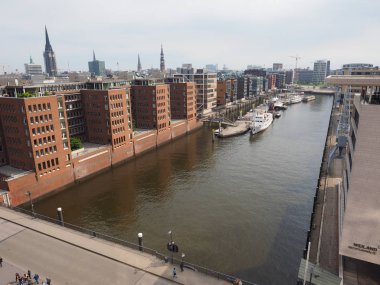 Hamburg manzarası görünümü