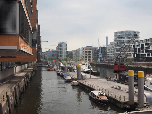 HafenCity w Hamburgu — Zdjęcie stockowe