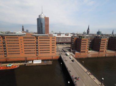 Hamburg manzarası görünümü